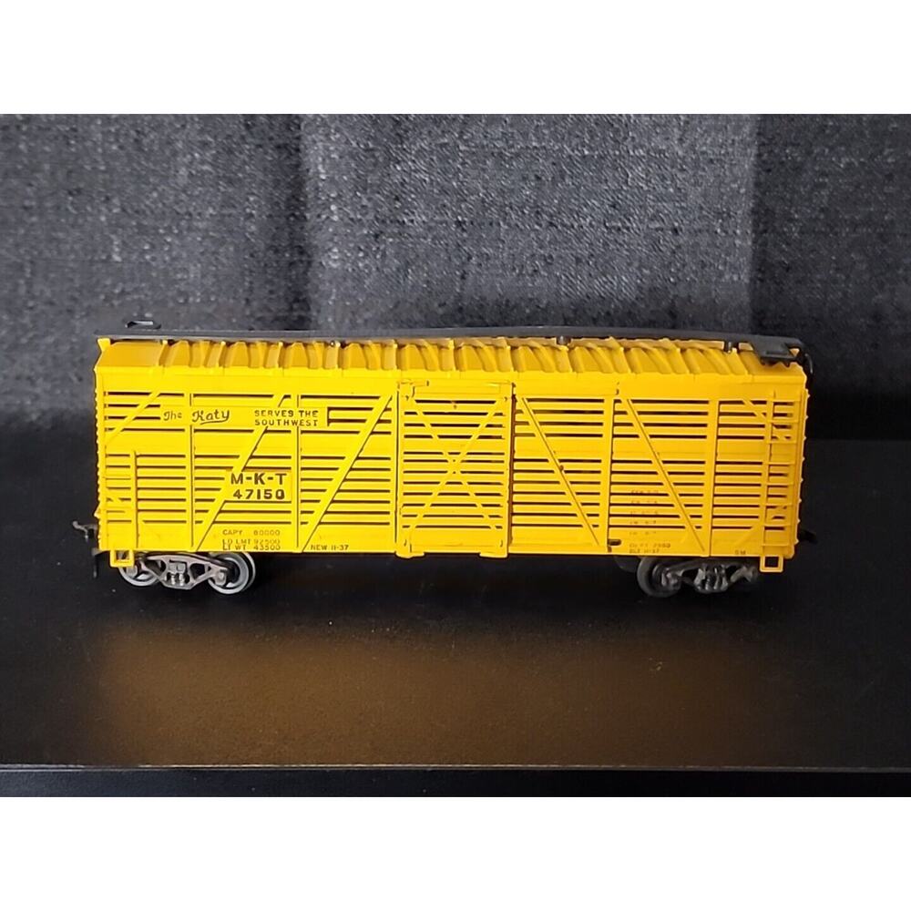 Vintage Athearn HO Scale Train The Katy M-K-T 47150 Livestock Cattle Car